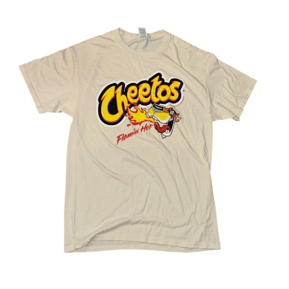Cheetos Flamin Hot Graphic T-Shirt Unisex M By Fruit Of The Loom